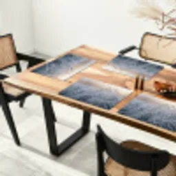 Rijp - Gras - Kristallen - Winter - Minimalistisch Placemat vinyl groot -zzsfeer4_Kitchenyeah-website