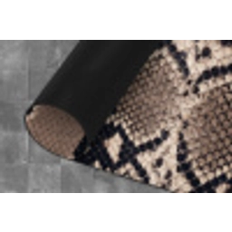 Slangenprint - Python - Bruin Keukenloper - keukenmat middel -closeup