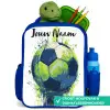 Voetbalvibes - Verf - Groen - Blauw Kinderrugzak - Blauw middel -inhoud_NL