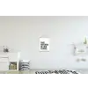Quotes  - Koffie - Bonen - Modern textielposter latten blank klein -kinderkamer