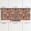 Bloemen - Klassiek - Roze keuken achterwand 2 middel 871 -3d