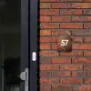 Verweerd metaal - Traditioneel Naambord Huisje klein -sfeer2
