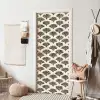 Waaiers - Botanisch - Zwart - Beige deurposter klein 289 -sfeer6