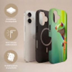 Groene kikker - Nieuwsgierig - Gras Toughcase MagSafe Apple iPhone 17 klein -USP_Lagen_DE