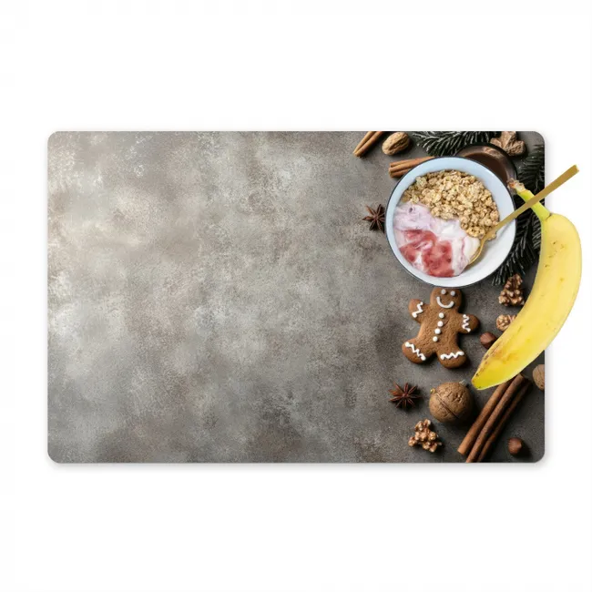 Winter - Kerst - Warm - Eten Placemat vinyl groot -zzzproduct_Kitchenyeah-website