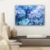 Hortensia - Waterdruppel - Bloemen - Botanisch - Blauw canvas 2cm klein -sfeer6