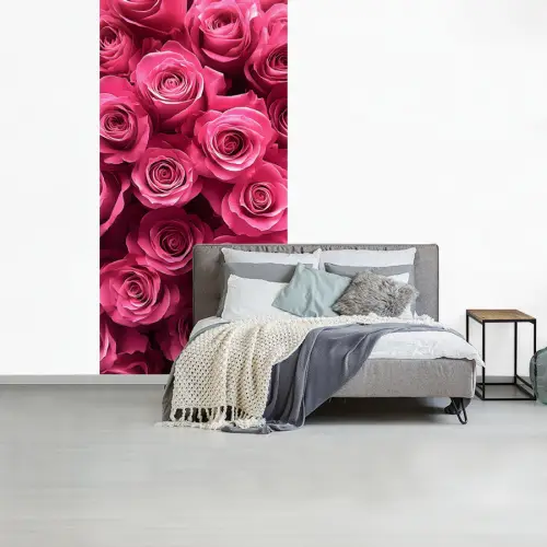 Rozen - Pink - Bloem fotobehang vinyl groot -slaapkamer