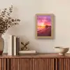 Steiger - Water - Zon - Roze - Horizon Light Box met kabel (Tafellamp) klein -sfeer2