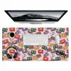 Cassette - Patroon - Roze Muismat XXL klein 681 -3d