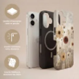 Wilde bloemen - Botanisch - Vintage - Natuur - Rustiek Toughcase MagSafe Apple iPhone 17 klein -USP_Lagen_FR