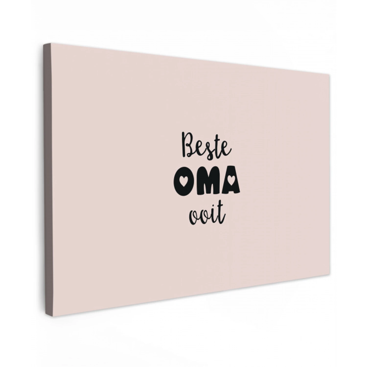 Quotes - Oma - Beste oma ooit - Spreuken canvas 2cm klein -z3d