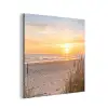 Zonsondergang - Duinen - Zee aluminium wit klein -3d