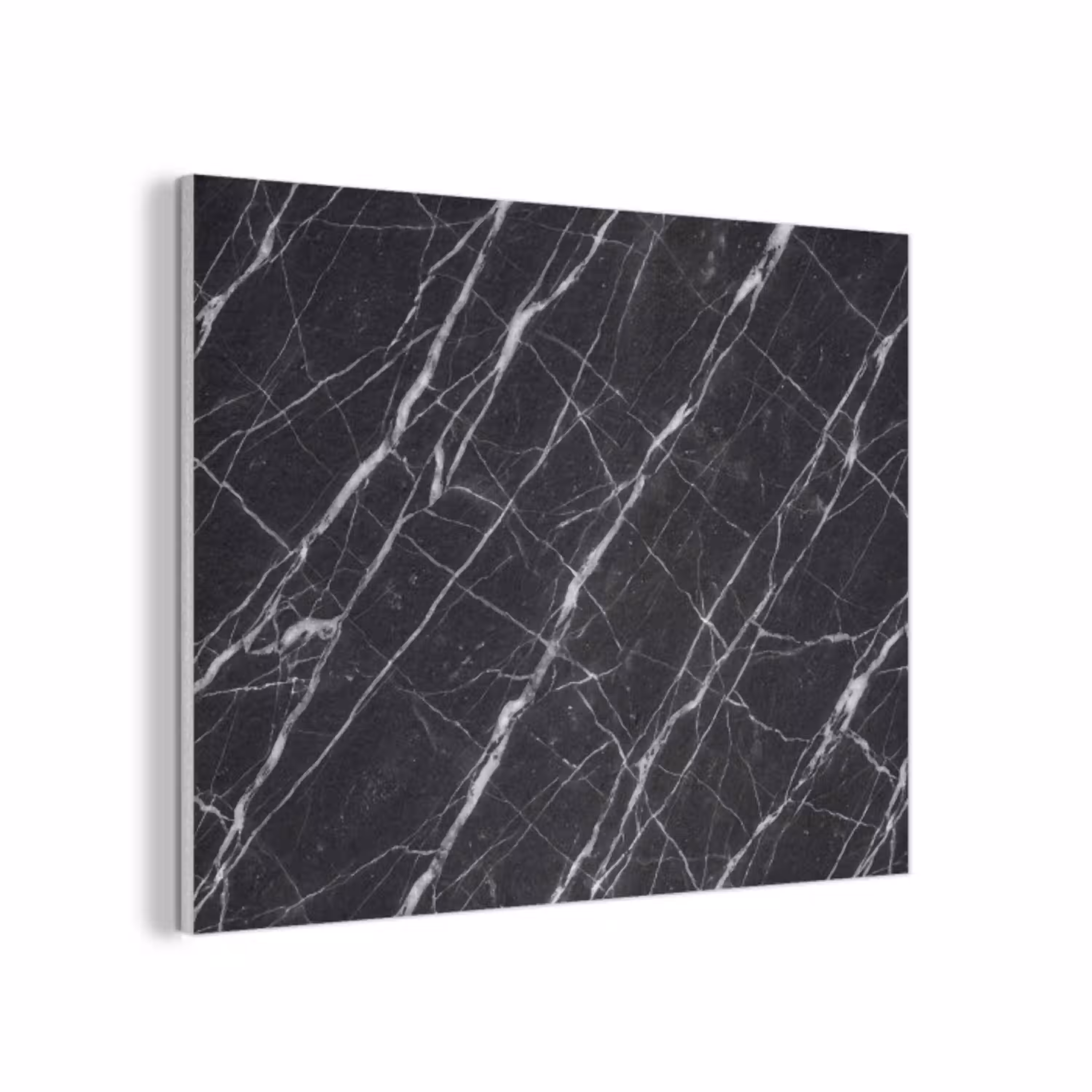 Marmer - Aders - Abstract - Zwart PET vilt klein -3d