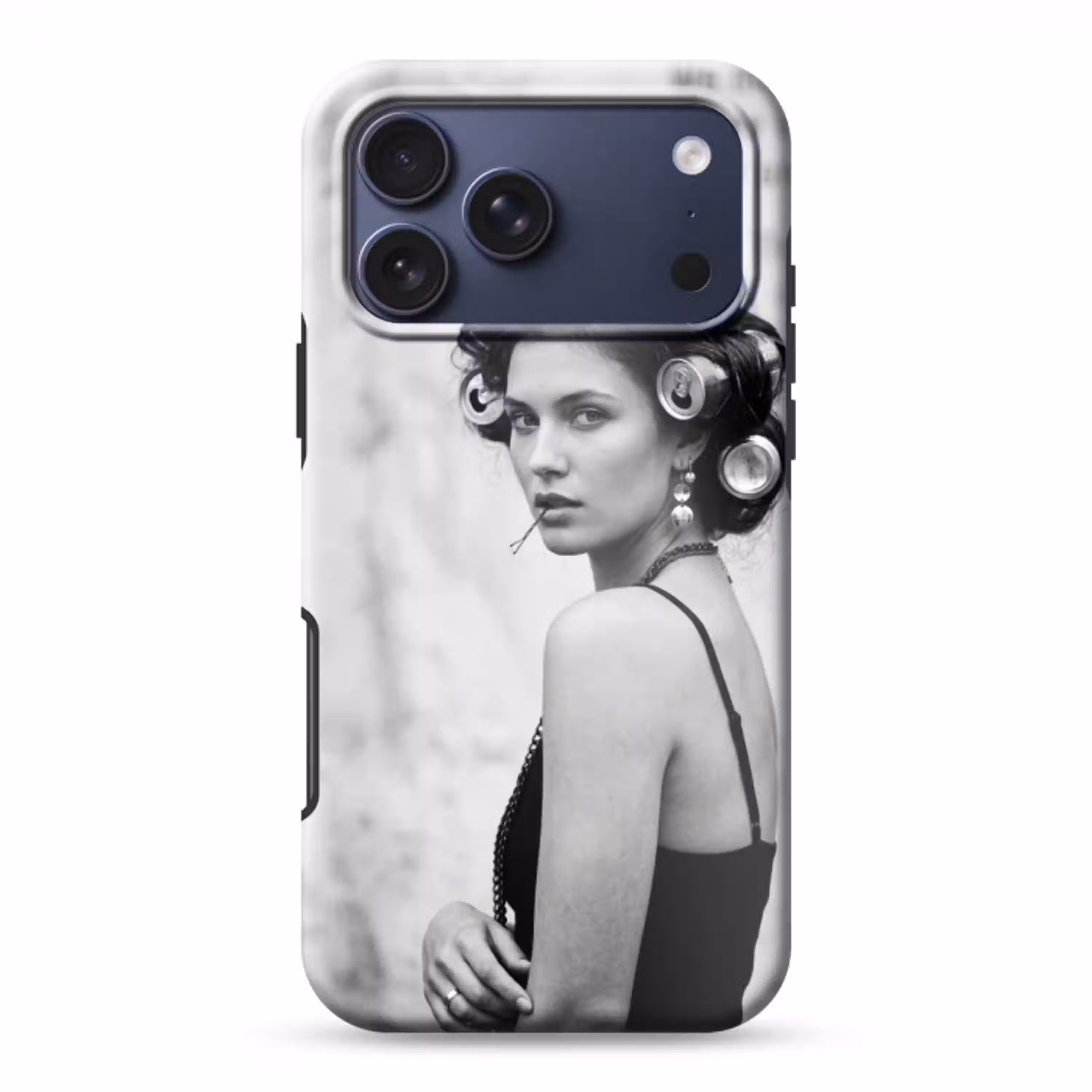 Edgy - Vrouw - Zwart - Wit Toughcase MagSafe Apple iPhone 17 Pro Max klein -3d