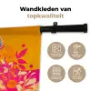 Vrouw - Zonnebril - Abstract - Oranje Wandkleed katoen klein -sfeer2