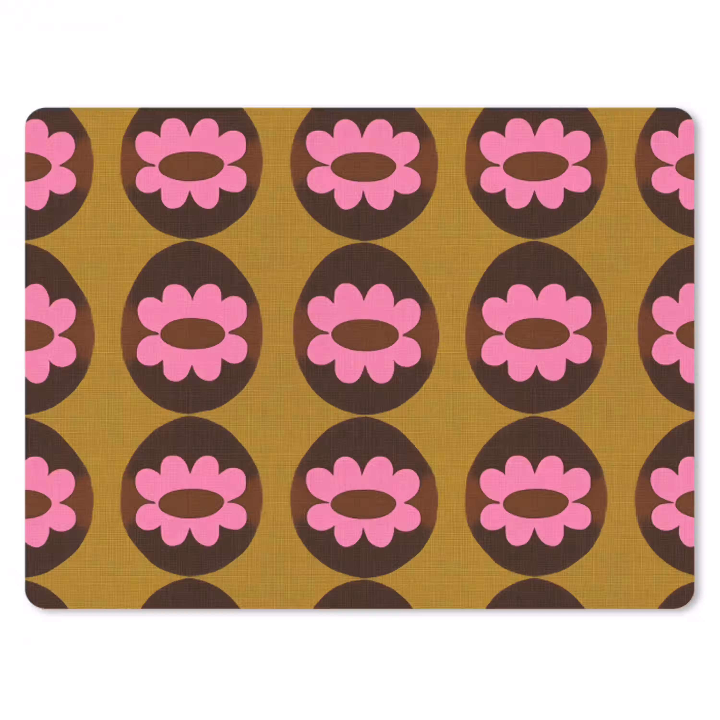 Grafisch - Patroon - Kleurrijk muismat rubber klein 262 -3d