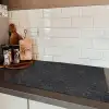 Beton - Grijs - Textuur - Retro - Industrieel Inductie beschermer vinyl 3mm klein -sfeer3