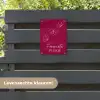 Favoriete plekje met Vlinders tuinposter los doek klein -sfeer3