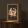Graffiti - Sport - Baseball - Honkbal Light Box met kabel (Tafellamp) klein -z3d_website