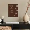 Bruin - Quote - Bloemen - Zomer poster papier klein -sfeer1