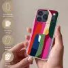 Kleurvakken - Recht - Rond - Abstract Telefoonhoesje iPhone 17 Pro klein -sfeer3_NL