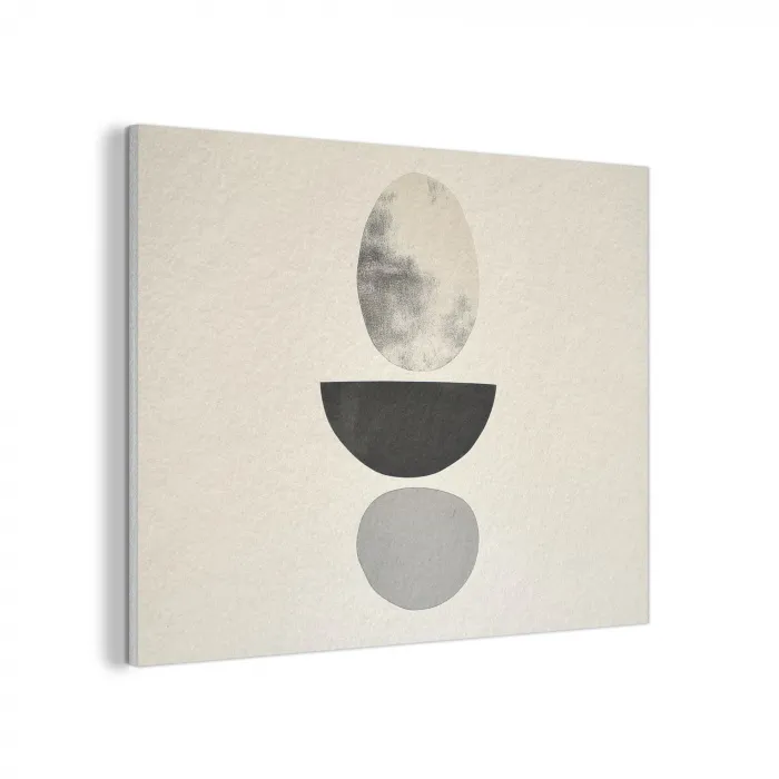 Beige - Japandi - Wabi sabi PET vilt klein -3d