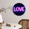 Neon - Love - Valentijn Wandcirkel plexiglas klein -sfeer4