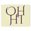 Oh hi - Geel - Monogram muismat rubber klein -3d