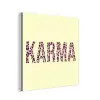 Karma - Luipaardprint - Geel aluminium wit klein -3d
