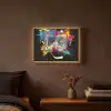 Graffiti - Sport - IJshockey - Hockey goal Light Box met batterij (Wandlamp) middel -sfeer4