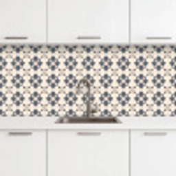 Bladvorm - Klassiek - Kleurrijk keuken achterwand 2 middel 871 -3d