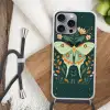 Sierlijk - Vlinder - Groen - Bladeren Hoesje iPhone 16 Pro Max met koord klein -sfeer4