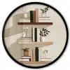 Plankjes - Boeken - Vaasjes - Planten Fotolijst rond zonder passe partout klein -3d