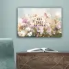 Quote - Bloemen - Schilderachtig canvas 2cm klein -sfeer4