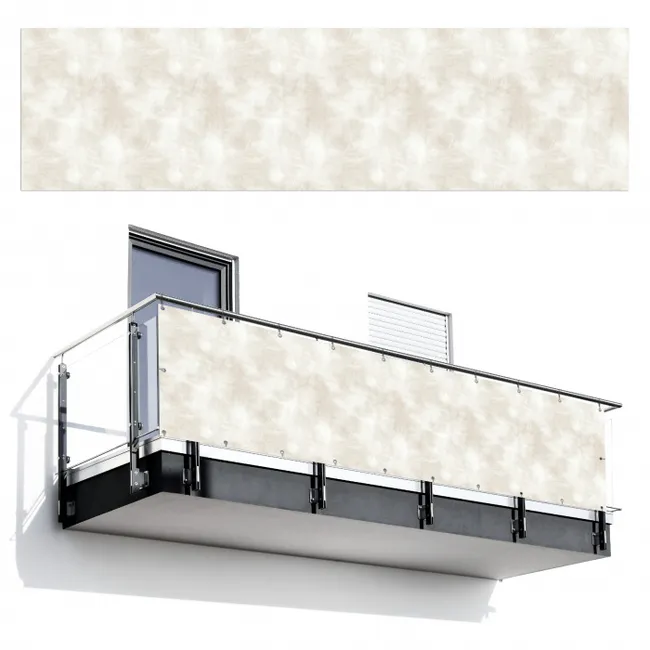 Balkonsichtschutz - Dezent - Textur - Beige