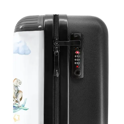 Dwalende dino's NBS - Handbagage koffer - Unisex middel -slot