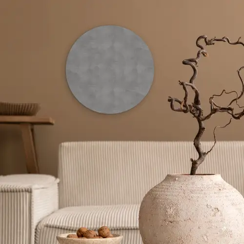 Beton - Structuur - Patroon Wandcirkel kunststof plaat 5mm dik klein 188 -sfeer1