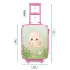 Roze octopus met een lach Kinderkoffer - Roze klein -productfoto_formaten