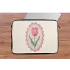 Tulp - Lijst - Ovaal - Illustratie laptophoes neopreen klein -tafel
