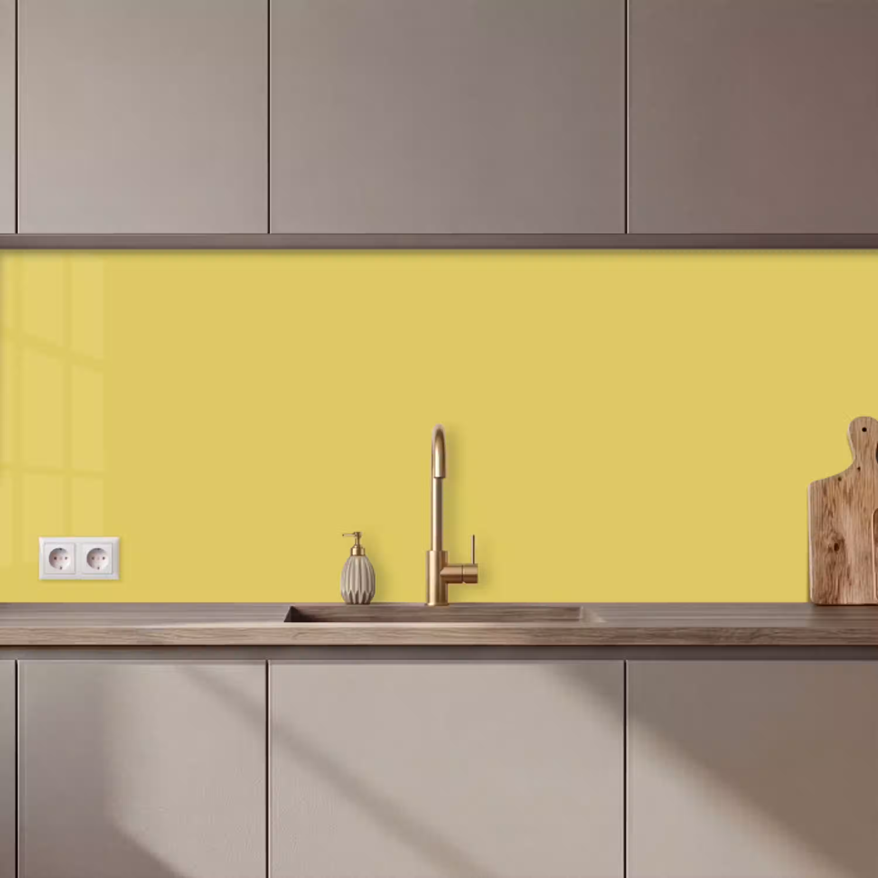 Golden - Ochre - Geel keuken achterwand 2 middel 871 zz_3dshopping