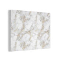 Gouden aders - Marmer - Wit PET vilt klein 837 -3d