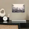 Mistig - Berglandschap - Illustratie poster papier klein -sfeer1