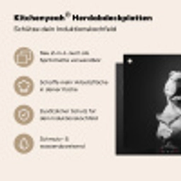 Buldog - Hond - Glas Inductie beschemer met haakjes middel -ky-usp-de