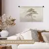 Boom - Oosterse stijl - Landschap Wandkleed katoen klein -sfeer1