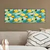 Citroen - Bloemen - Bruisend - Water canvas 2cm klein 828 -sfeer3
