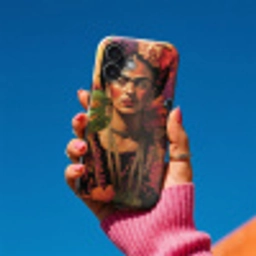 Vrouw - Bloemen - Papegaai - Schilderachtig Toughcase MagSafe Apple iPhone 17 klein -Sfeer1V