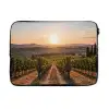 Wijngaard - Zonsondergang - Landschap laptophoes neopreen klein -3d