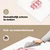 Bisous - Lip - Wit - Rood Inductie beschemer met haakjes klein -ky-schoon-nl