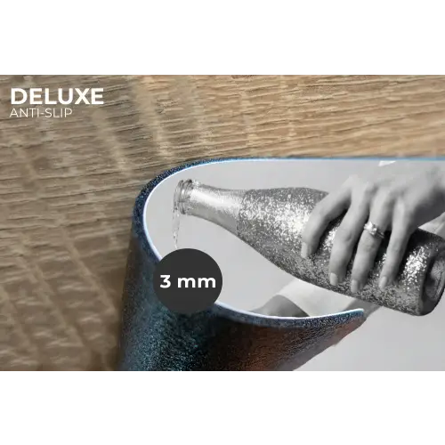 Feestelijk - Champagne - Discobal Placemat vinyl groot -closeup