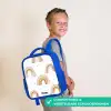 Regenbogen patroon in zachte kleuren Kinderrugzak - Blauw middel -sfeer3_NL